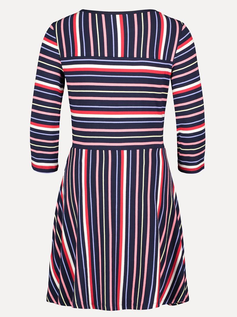 Lány Tommy Hilfiger Little Map Stripe Dresses Színes | HU 1752BEX